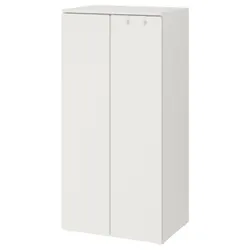 IKEA SMÅSTAD / PLATSA(894.261.46) гардероб, білий/білий