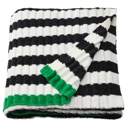 IKEA MOSSMOTT(805.821.17) плед, чорний/білий