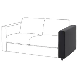 IKEA VIMLE(794.335.57) підлокітник, Дюпарп темно-сірий
