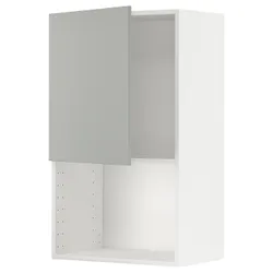 IKEA METOD(995.380.06) шафа для мікрохвильової печі, білий/Хавсторп світло-сірий