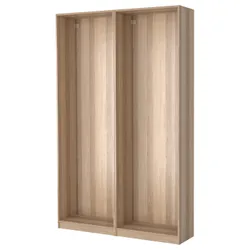 IKEA PAX(290.546.10) 2 рами шафи, білий морений дуб