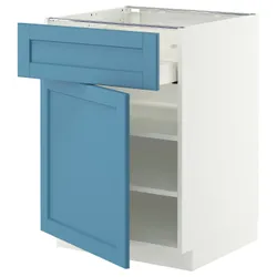 IKEA METOD / MAXIMERA(296.015.72) Кабінет STJ, Biały/Lerhyttan Blue