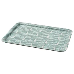 IKEA SLÖJSTJÄRT(405.936.36) лоток, синій/візерунок