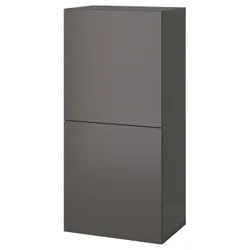 IKEA BESTÅ(895.357.96) шафа з дверцятами, темно-сірий/Lappviken темно-сірий