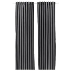 IKEA SANELA(005.914.13) Завіса, 2 шт., на стрічці/темно -сірий
