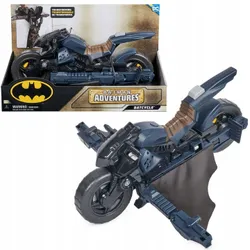 БЕТМЕН МОТОЦИКЛ БЕТЦИКЛ З МІСЦЕМ ДЛЯ ФІГУРКИ 30 СМ КРИЛА DC COMICS