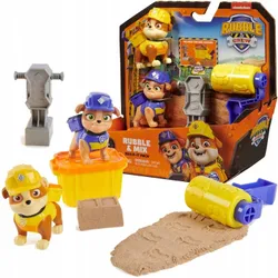PAW PATROL RUBBLE & CREW НАБІР КІНЕТИЧНОГО ПІСКУ КІНЕТИЧНИЙ ПІСОК + СУМІШ ЦУЦЯ