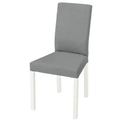 IKEA KÄTTIL Стілець, білий / Knisa світло-сірий (605.003.25)