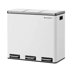 Біле сміття бункера 3 камери x 18 л