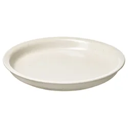 IKEA DAGGASTER(906.078.10) тарілка, в крапках/світлі бежевого