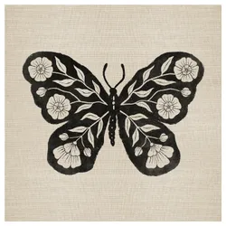 IKEA GRÖNMES(006.170.07) малюнок, метелик