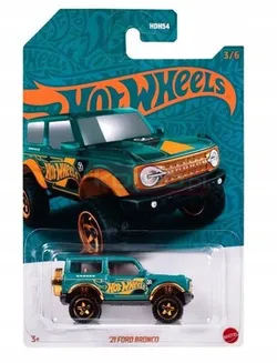 HOT WHEELS ПЕРЛИНА ТА ХРОМ 3/6 HVX02 '21 Ford Bronco