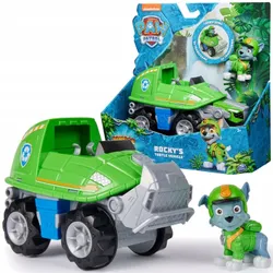 МАШИНА PAW PATROL JUNGLE JUNGLE ROCKY + ФІГУРКА