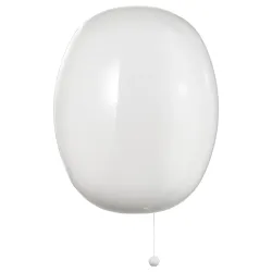 IKEA KALLBLIXT Настінний світильник, незнімний монтаж, біле скло (704.980.01)