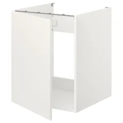 IKEA ENHET(293.209.54) тумба під раковину / двері, білий