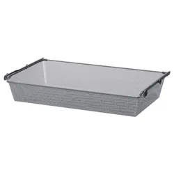 IKEA KOMPLEMENT(290.109.80) сітчастий кошик з висувною напрямною, темно-сірий