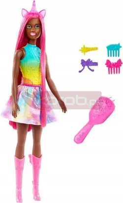 Лялька Барбі Дрімтопія Єдиноріг з довгим рожевим волоссям HRR01