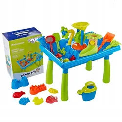 Пісочниця 2в1 Water Table Woopie Компактна дитяча пісочниця на ніжках Ігровий столик для води та піску