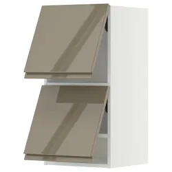 IKEA METOD(095.773.18) SZC рівень 2, білий/Voxtorp Gloss Dark -brown