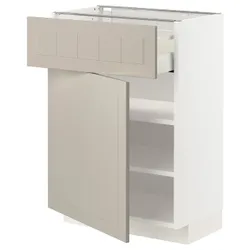 IKEA METOD / MAXIMERA(594.681.09) шафа stj szu / двер, білий / Stensund beige