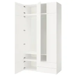 IKEA PLATSA(595.858.96) Комбінація гардеробу, Білий/Сеннідальний білий