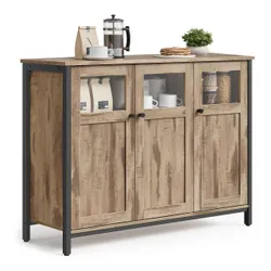 Світло-коричневий тридорідний комод