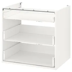 IKEA ENHET(304.404.27) нижня шафа / 3 ящики, білий