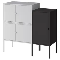 IKEA LIXHULT (093.883.65) комбінування шаф, сірий / антрацит