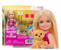 Лялька Барбі Челсі Кемпінгові пригоди, набір для собаки + аксесуари JJV61