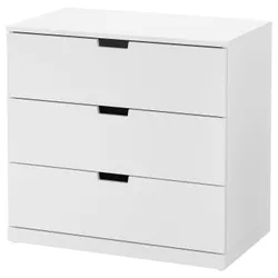 IKEA NORDLI(692.394.95) комод, 3 шухляди, білий