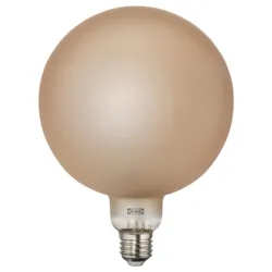 IKEA MOLNART(706.212.04) Світлодіодна лампочка e27 180 люмен, Метт/коричневий куля