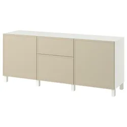 IKEA BESTÅ(995.978.21) поєднання з ящиками, Krukmakare Beige/Stubbarp White
