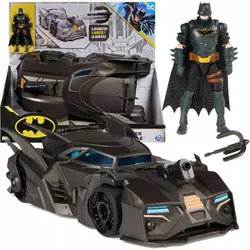 НАБІР АВТОМОБІЛЯ БЕТМОБІЛЯ DC COMICS З ПУСКОВОЇ УСТАНОВКИ + ФІГУРКА ЛЯЛЬКИ БЕТМЕНУ 10 СМ
