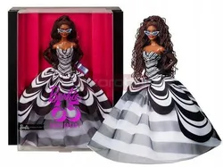 Колекційна лялька Барбі до 65-річчя з каштановим волоссям у косі HRM59