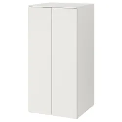 IKEA SMÅSTAD / PLATSA (494.833.13) гардероб, білий білий / з 3 полицями