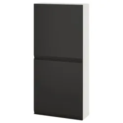 IKEA BESTÅ(595.693.49) Кабінет у дверях SC/2, Білий/Hammarsmed антрацит