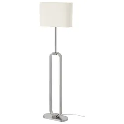 IKEA UPPVIND(204.378.21) торшер, нікельований / білий