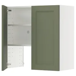 IKEA METOD(295.172.05) Капот -up шафа з полицею/дверима, Biały/axstad gria -green