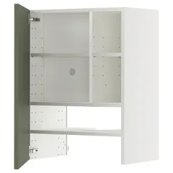 IKEA METOD(195.172.20) Капот -up шафа з полицею/дверима, Biały/axstad gria -green