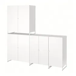 IKEA JOSTEIN(394.372.94) книжкова шафа з дверцятами, в/з/білий