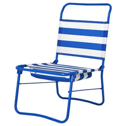 IKEA STRANDÖN(305.910.96) пляжний стілець, синій/білий