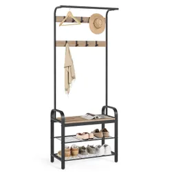 4 з 1 коричневого чорного вішака для одягу