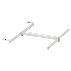 IKEA HJÄLPA(694.288.20) штанга + 2 штанги + 1 комплект фурнітури, регульований/білий