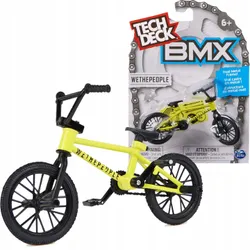 WETHEPEOPLE MINI BMX ВЕЛОСИПЕД ЖОВТИЙ ФІНГЕРБАЙК + НАКЛЕЙКИ TECH DECK