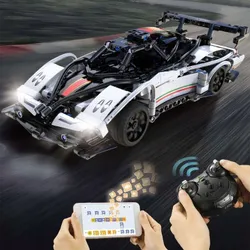 Конструктор спортивний автомобіль CADA TECHNIC BLOCKS 457 деталей з дистанційним керуванням