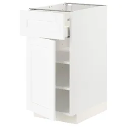 IKEA METOD / MAXIMERA(394.734.23) шафа stj szu / двер, Enköping білий / ефект білого дерева