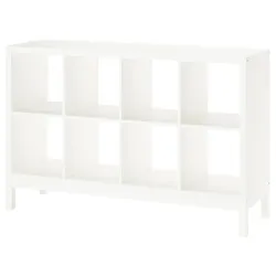 IKEA KALLAX(494.426.76) книжкова шафа з несучим каркасом, білий / білий