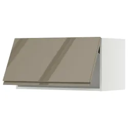IKEA METOD(095.773.04) Пункт кабінету SC, білий/Voxtorp Gloss Dark -brown