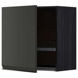 IKEA METOD(294.953.93) шафа з сушаркою для посуду, чорний/Upplöv матовий антрацит