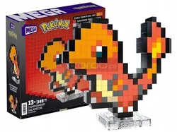 Блоки MEGA CONSTRUX 349 el POKEMON CHARMANDER PIXEL ART HTH76